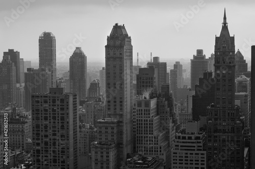 USA, New York, New York City, Skyscrapers of Manhattan