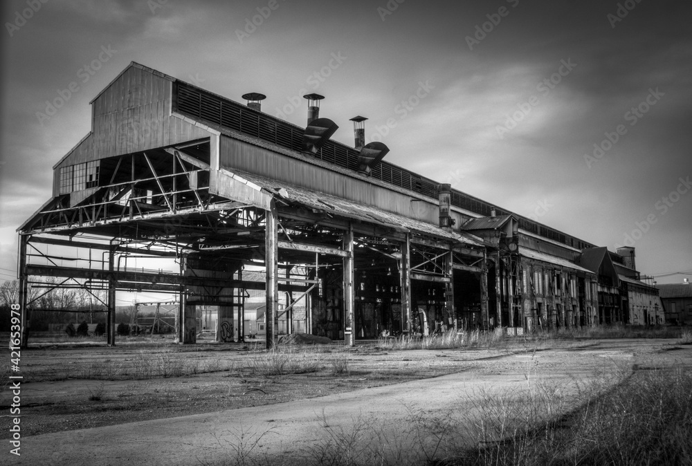 old abandoned factory