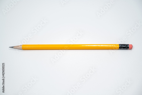 sharp pencil with white background