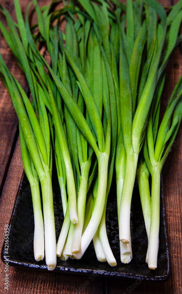 Obraz premium Closeup of the fresh chives