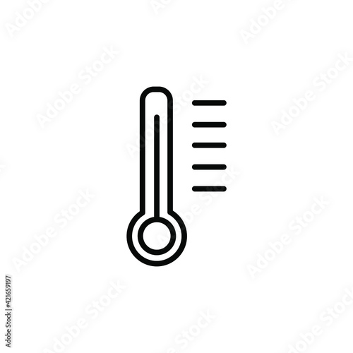 temprature icon cold and hot