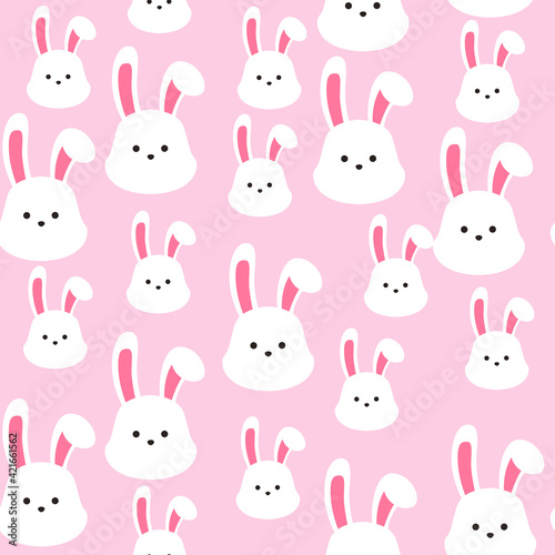 Seamless easter pattern background vector illustration easter day concept