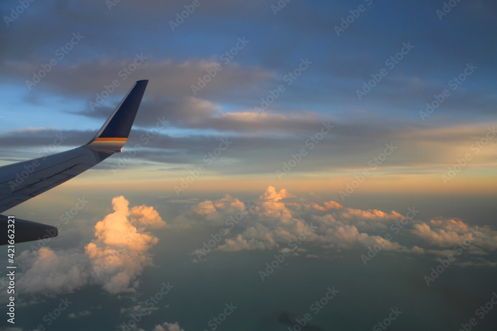 Fototapeta premium airplane in the sky