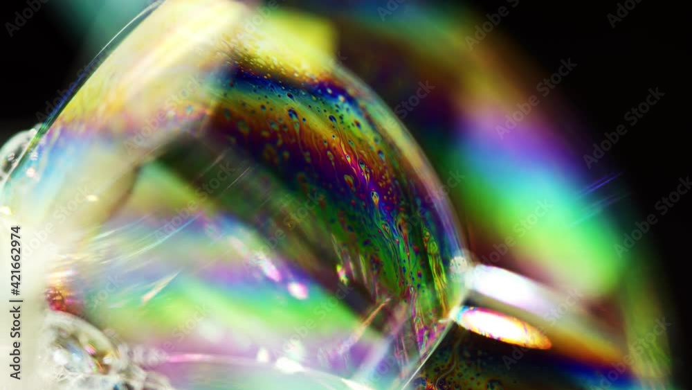 Soap Bubbles Macro shoot. Clean soft elegant bright footage background. Close-up foam colors twirl. Washing disinfection. Shoot on Red Dragon camera (slow motion high quality). Motion Wallpaper. Soap Bubbles Macro shoot. Clean soft elegant bright footage background. Close-up foam colors twirl. Washing disinfection. Shoot on Red Dragon camera (slow motion high quality). Motion Wallpaper.