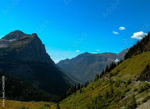 landscape in the mountains