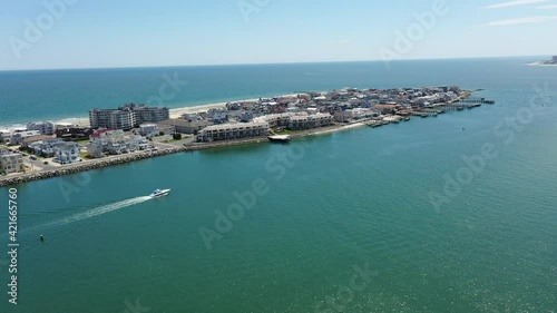 Longport New Jersey fly over from bay photo