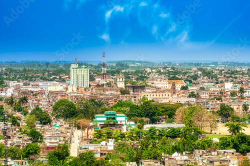 Photography Santa Clara city skyline, Cuba