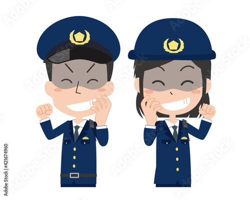 悪だくみする悪徳警官