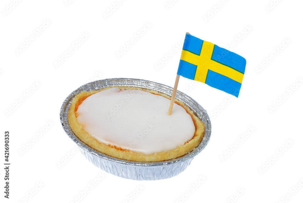 Mazarin with the Swedish flag