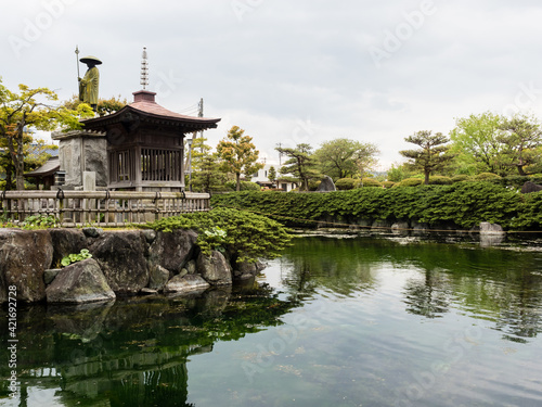 Springtime at Jonofuchi park in Matsuyama - Ehime prefecture, Japan
