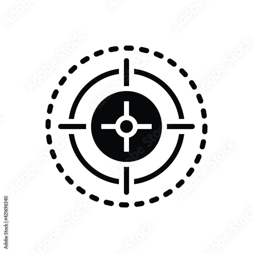 Black solid icon for exact