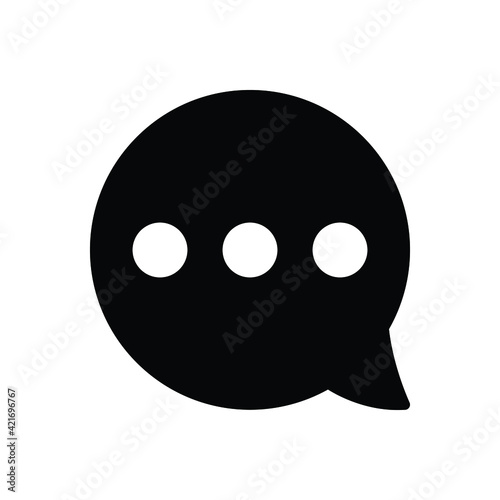 Black solid icon for misc photo