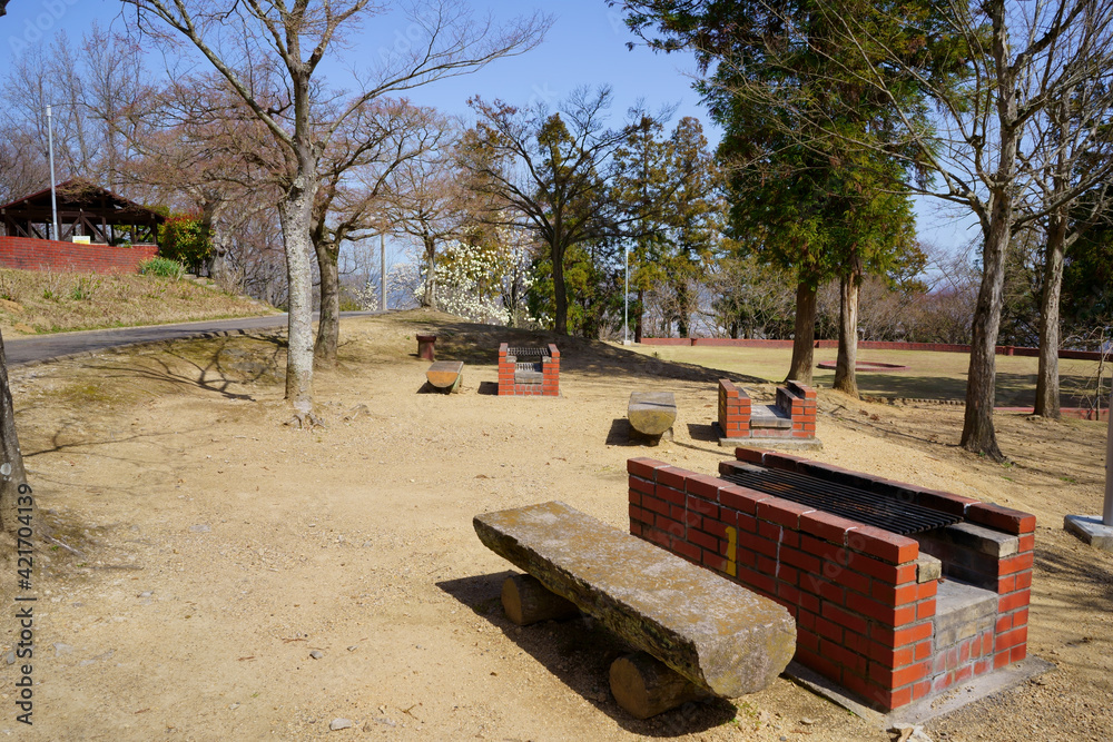 春の峰山公園キャンプ場(香川県高松市)