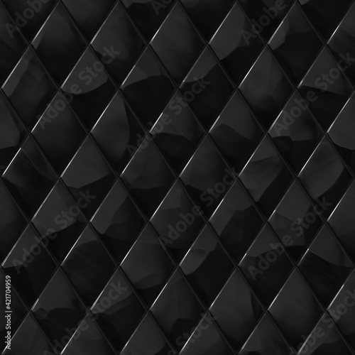 A diamond-shaped pattern that looks elegant and glossy. And use it in a conti...