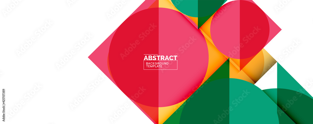 Simple circles and triangles abstract background. Vector illustration for covers, banners, flyers and posters and other designs Simple circles and triangles abstract background. Vector illustration for covers, banners, flyers and posters and other designs