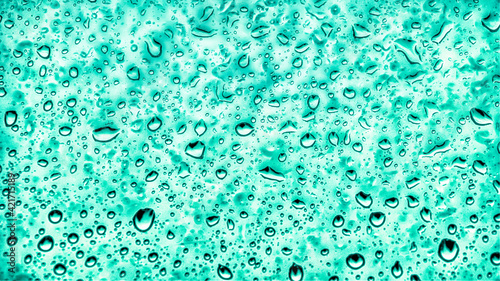 Macro from droplets on a window