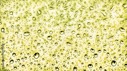 Macro from droplets on a window