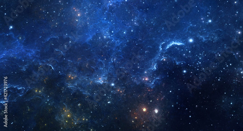 abstract outer space background with stars