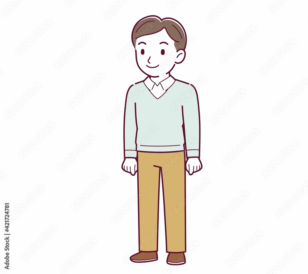 人物全身斜め 人物全身斜め