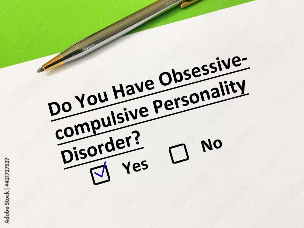 Questionnaire about personality disorder Questionnaire about personality disorder