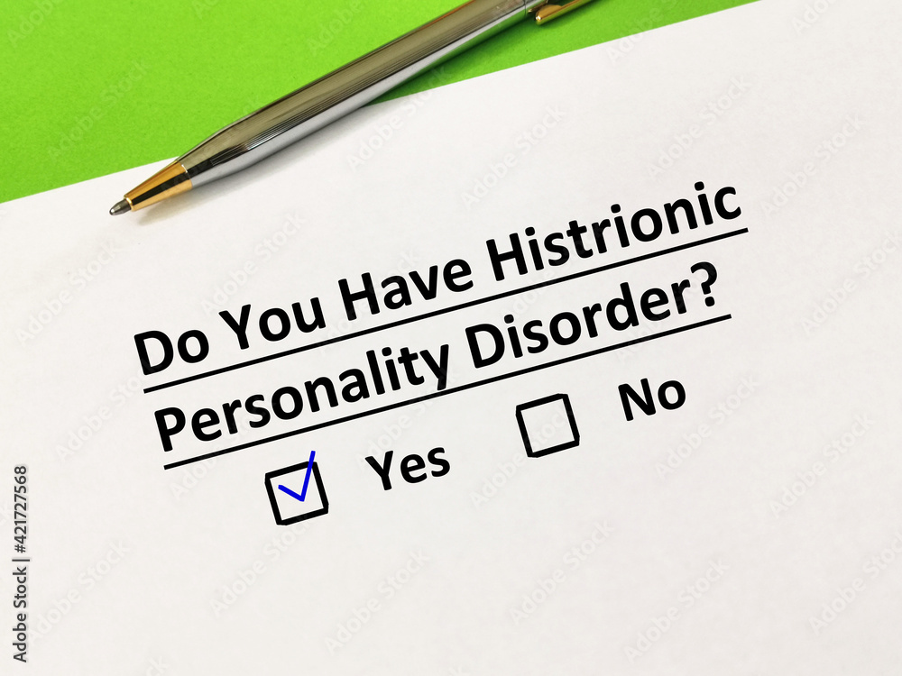 Questionnaire about personality disorder Questionnaire about personality disorder