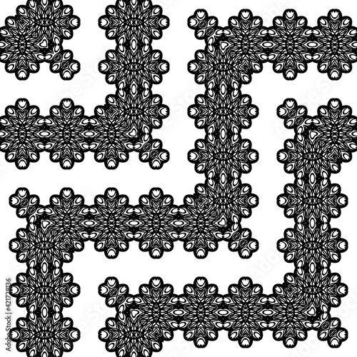 Design seamless zigzag decorative pattern