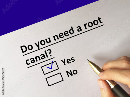 Questionnaire about dental procedure