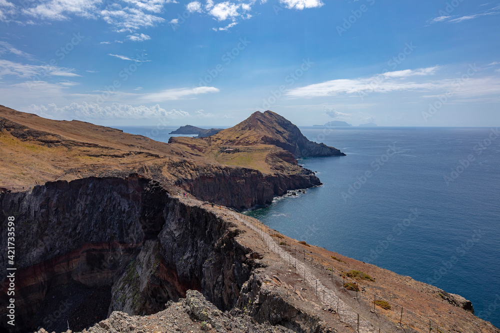 Wanderung an der Ponta de Sao Lourenco mit der Aussicht auf die Südspitze Madeiras