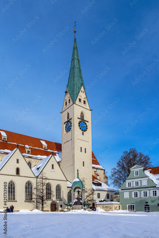 St. Mang Kirche in Kempten, Allgäu, Bayern, Deutschland