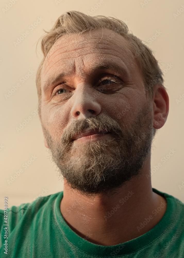 Portrait of friendly repairman. Portrait of friendly repairman.
