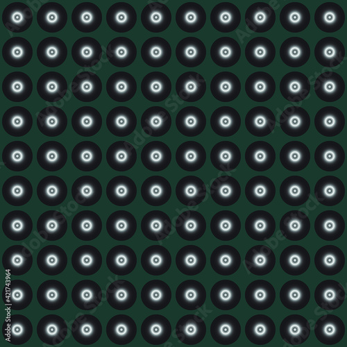 abstract seamless pattern with black circles