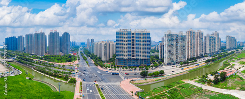 Urban scenery of Wenzhou City, Zhejiang Province, China