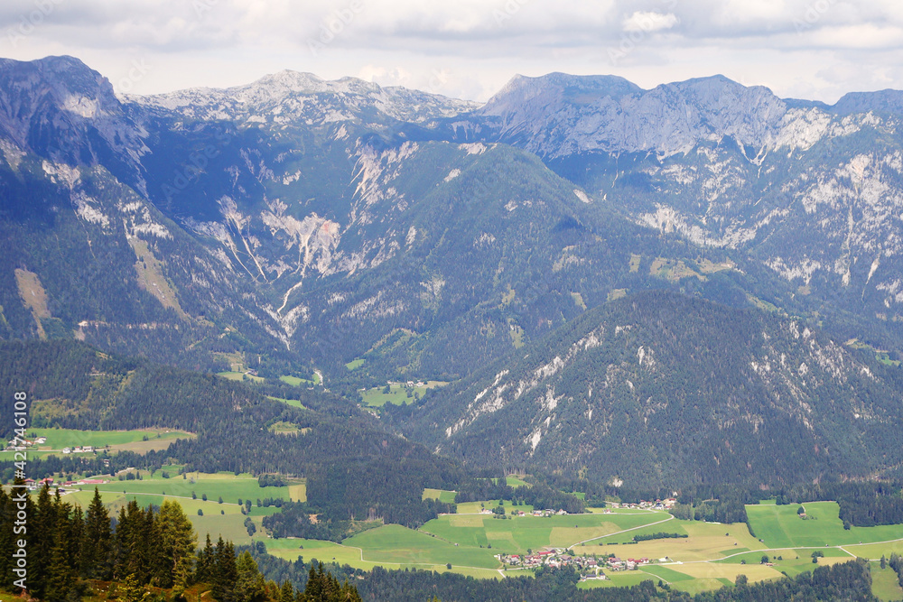 Obraz premium Dachstein mountain massive in Styria, Austria