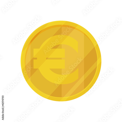 European currency note euro banknotes. Money vector illustration. Investment capital wealth savings or financial prosperity symbol. Coin money