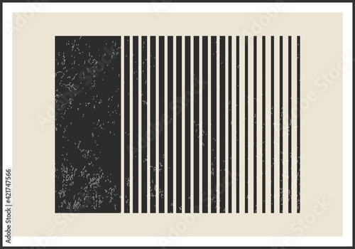 Trendy abstract creative minimalist artistic wall art composition