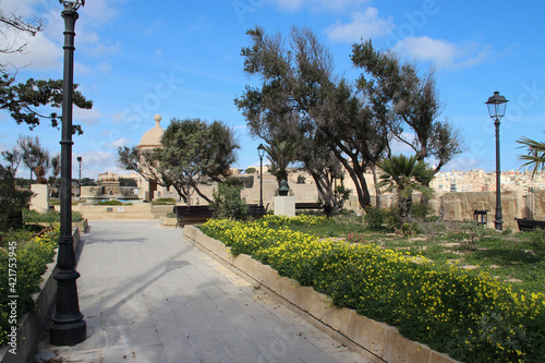 gardjola gardens in senglea in malta © frdric