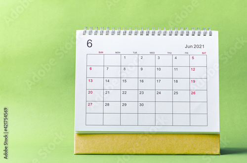 June Calendar 2021