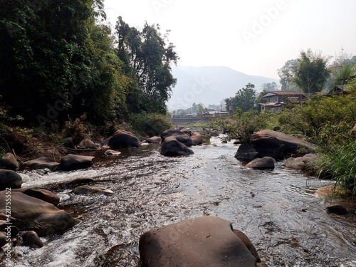 river in the mountains
