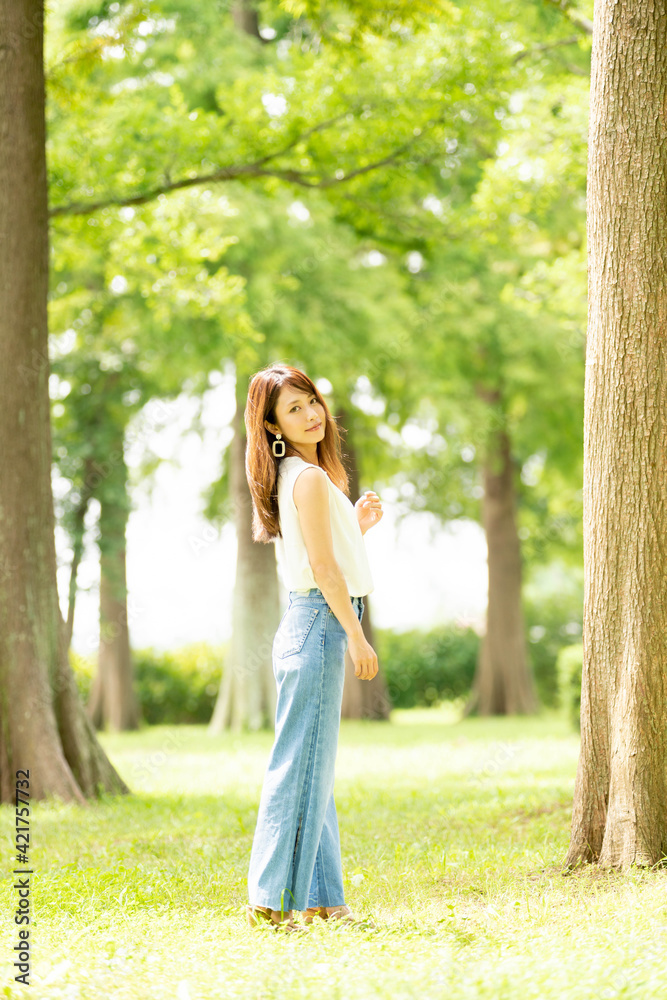 Naklejka premium 美しい日本女性