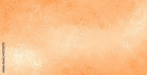 watercolor texture background in pastel orange color