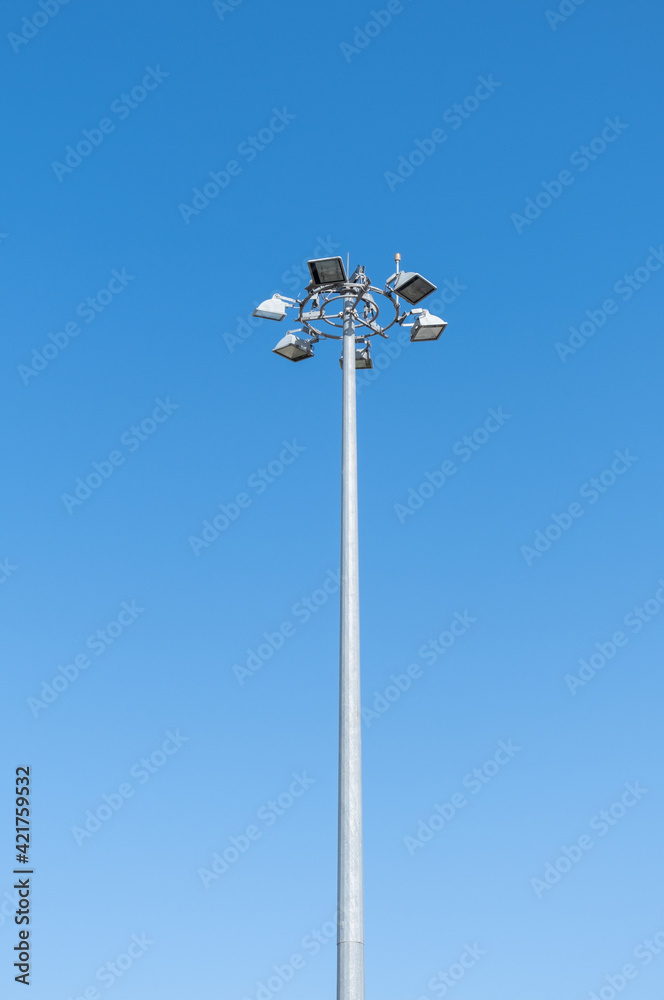 street lamp, lighting equipment, electricity pylon, metal ladder, street lamp, lighting equipment, electricity pylon, metal ladder,