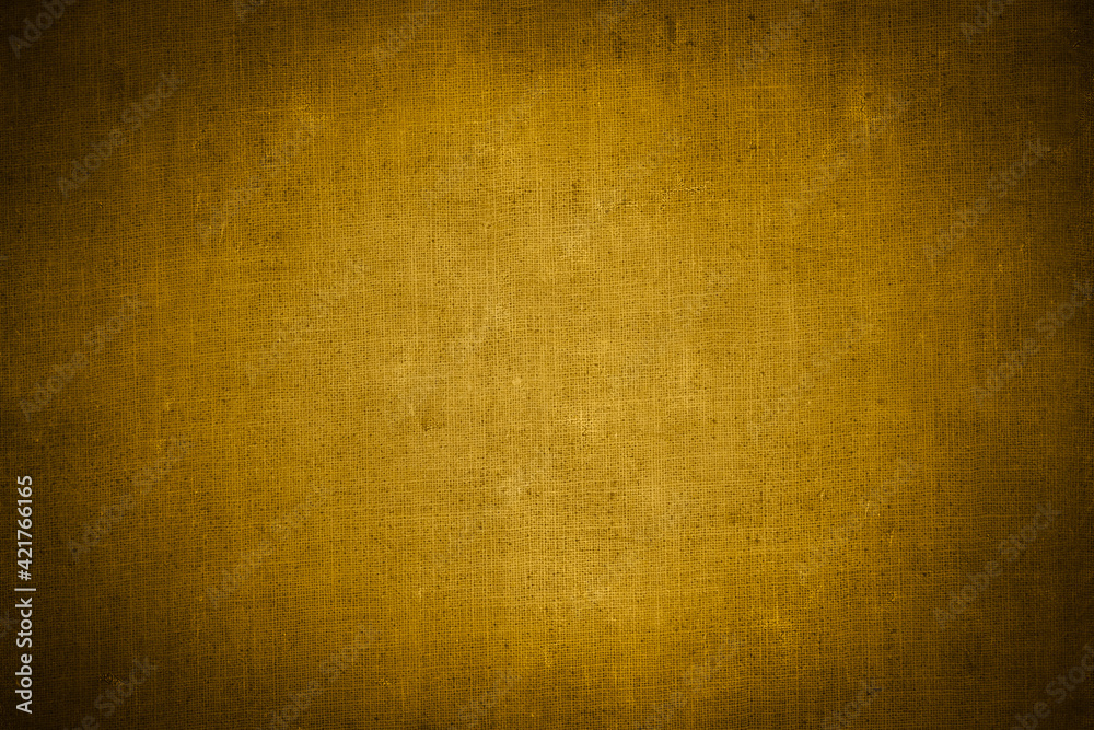 Fine art texture. yellow canvas backdrop Fine art texture. yellow canvas backdrop