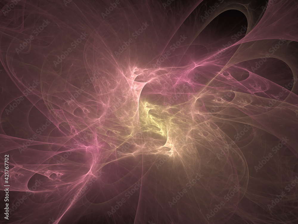 surreal futuristic digital 3d design art abstract background fractal illustration for meditation and decoration wallpaper
