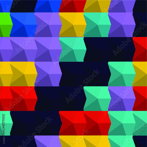 Geometric vector pattern with triangular elements. abstract ornament for wallpapers and backgrounds. 