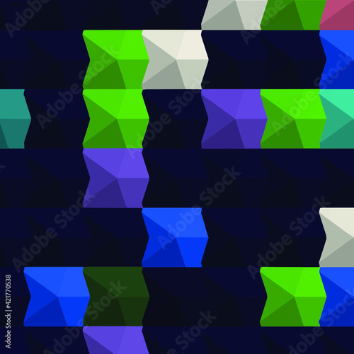 Geometric vector pattern with triangular elements. abstract ornament for wallpapers and backgrounds. 