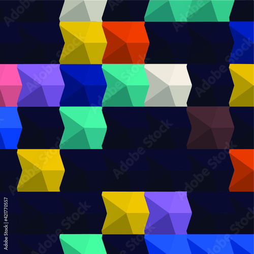 Geometric vector pattern with triangular elements. abstract ornament for wallpapers and backgrounds. 