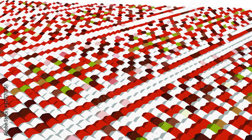  Geometric vector pattern with triangular elements. abstract ornament for wallpapers and backgrounds.
