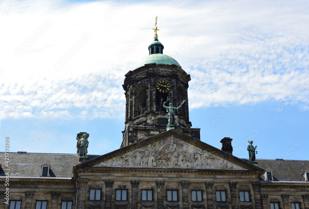 Obraz premium königspalast in amsterdam, niederlanden