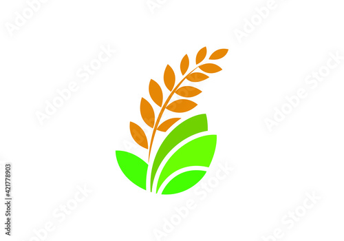 this creative and unique Agriculture logo and icon design