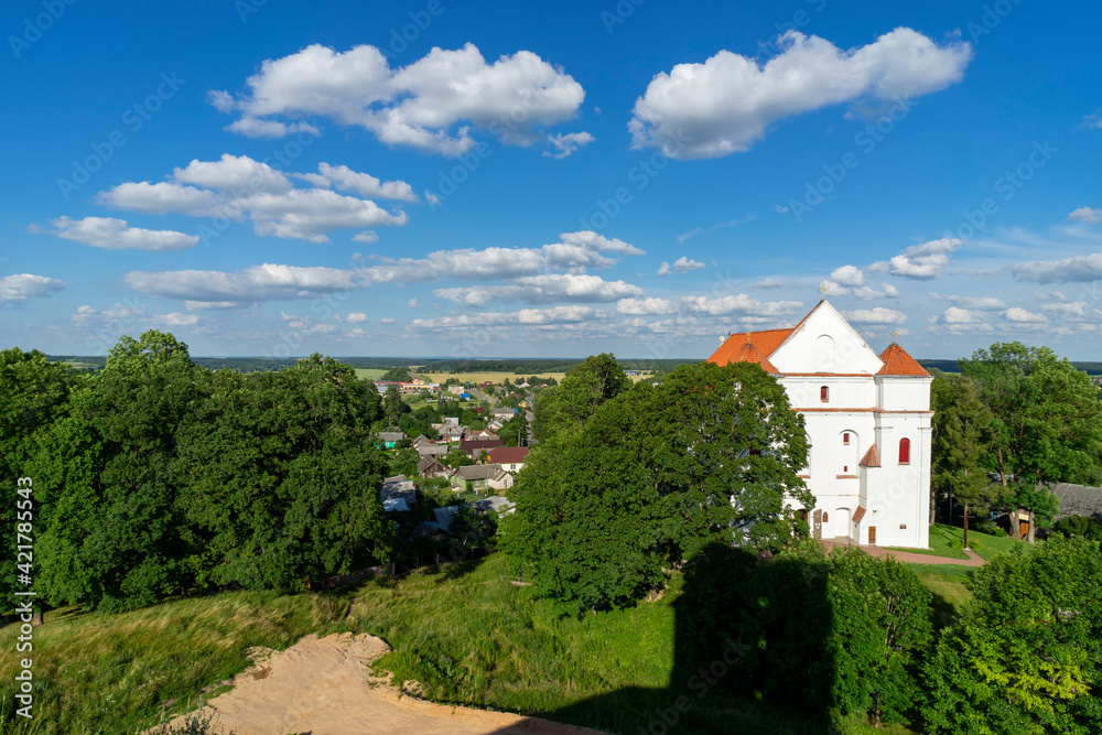 The Roman Catholic Transfiguration Church in Navahrudak (Novogrudok), Belarus, where poet Adam Mickiewicz was baptised